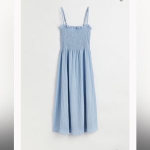 H&M Light Blue Midi Dress